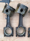 Jaguar XJS XJ40 3.6 AJ6 engine Pistons & Con Rods set of 6.