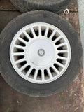 Jaguar Daimler XJ40 X300 X308 20 Spoke 16” Alloy wheels x5 & tyres