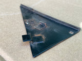 Jaguar XJ40 Left side Cheater Plate window black triangle finisher