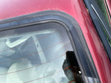 Jaguar X300 X308 XJR XJ8 rear wind screen black stainless steel trim finisher
