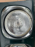 Jaguar XJ40 Quad Lamps set BRG HFB British Racing Green surrounds & BFM lamp Modules