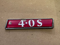 Jaguar XJ40 4.0s badge Sport