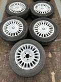 Jaguar Daimler XJ40 X300 X308 20 Spoke 16” Alloy wheels x5 & tyres