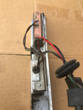 Jaguar XJS pre facelift reversing number plate lights trunk boot lid chrome plinth