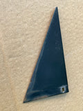 Jaguar XJ40 Right side Cheater Plate window black triangle finisher