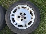 Daimler Jaguar X300 X308 XJ40 16” Dimple alloy wheels x4 8Jx16 ET33 5x120.65