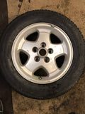 Jaguar XJS X300 X308 XJ40 16” 5 Spoke Alloy wheel x1 with tyre 7Jx16  CCC4943