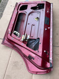 Jaguar XJ40 Right Rear OSR Door Stripped Shell 1994 Flamenco Red CFH