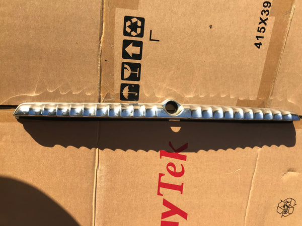 Daimler Jaguar fluted XJ40 boot chrome plinth trim