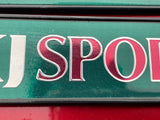 Jaguar X300 XJ6 XJ SPORT boot badges Green back with silver lettering VGC