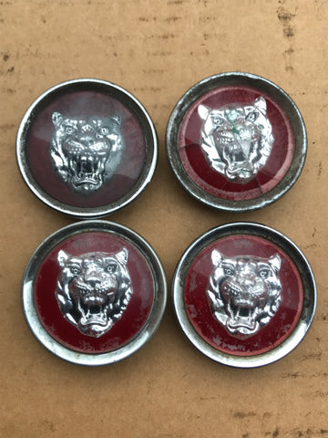 Jaguar X300 X308 XK8 XJ40 Growler wheel badges x4.
