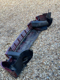 Jaguar XJ40 93-94 lower front Valance Spoiler Splitter Defuser complete CFA Flamenco Red
