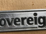 Jaguar XJ40 Sovereign Boot Lid Badge