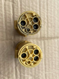 Jaguar XJ40 Front Fog lamp blanking plugs connectors