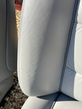 Daimler JAGUAR X300 X305 LFJ Nimbus Grey Heated electric Leather Front Seats with Walnut Picnic Tables left & right