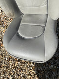 Daimler JAGUAR X300 X305 LFJ Nimbus Grey Heated electric Leather Front Seats with Walnut Picnic Tables left & right
