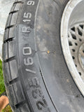 Daimler JAGUAR series 1,2,3 XJS XJ40 15” Lattice Cross Spoke alloy wheel x1 15x6.5J 5x120.65 pcd CBC2469 with Pirelli tyre