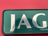 Jaguar X300 XJ6 XJ SPORT boot badges Green back with silver lettering VGC