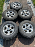 Isuzu Trooper rodeo 4x4 16” Alloy Wheels & Tyres X5 16x7J