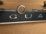 Jaguar XJS pre facelift reversing number plate lights trunk boot lid chrome plinth