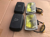 Jaguar XJ40 XJS Genuine Yellow Front Fog lamps driving lights Hella