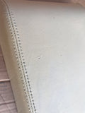 Jaguar Daimler XJ40 Leather Centre Console Lid Arm Rest AEM Magnolia glove box