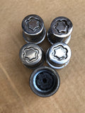Jaguar X300 X308 XJ40 XK8 Locking Wheel Nut Set With Key Nuts