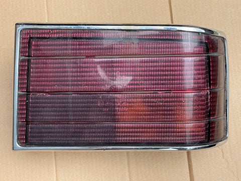 Jaguar XJ40 Sovereign Right side Rear Red Tail lamp with chrome surround trim DBC12196