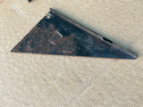 Jaguar XJ40 Right side Cheater Plate window black triangle finisher