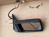 Daimler Jaguar XJ40 Door Wing Mirrors x2 set with Flamenco Red CFH Covers 93-94 Models