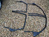 Jaguar XJ40 Black window door frames x4 set