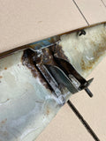 Jaguar XJS facelift rear bumper centre chrome piece HHC6620AA