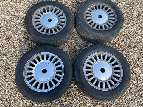 Jaguar Daimler XJ40 X300 X308 8Jx16 20 Spoke 16” Alloy wheels x4 MMD6113DA