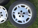 Daimler Jaguar X300 X308 XJ40 16” Dimple alloy wheels x4 8Jx16 ET33 5x120.65
