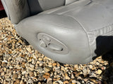 Daimler JAGUAR X300 X305 LFJ Nimbus Grey Heated electric Leather Front Seats with Walnut Picnic Tables left & right