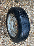 Brian James 12” Steel Trailer wheels & tyres x4 155/70 R12 5 STUD 140MM PCD, NO OFFSET spares or repairs