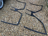 Jaguar XJ40 Black window door frames x4 set