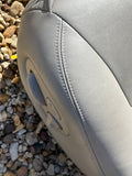 Daimler JAGUAR X300 X305 LFJ Nimbus Grey Heated electric Leather Front Seats with Walnut Picnic Tables left & right