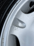 Jaguar X300 X308 XJ40 16” Dimple alloy wheels and tyres x4 8Jx16