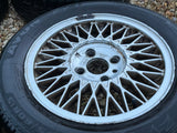 Saab 900 9000 Lattice Cross Spoke Ronal 4x alloy wheels 15”