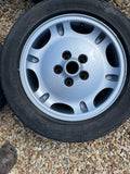 Jaguar X300 X308 XJ40 XJS 16” Dimple alloy wheels & tyres x4 8Jx16