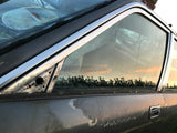 Jaguar XJ40 stainless steel window door frames x4 set