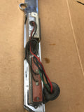 Jaguar XJS pre facelift reversing number plate lights trunk boot lid chrome plinth