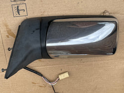 Daimler Jaguar XJ40 Door Wing Mirror Left side RHD with Chrome Cover 90-92 Models