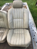 Jaguar Series 3 III Leather Front Seats Doeskin AEE