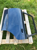 Jaguar X300 stripped Door shell NSR left Rear  94-97 X300, SWB.  Sapphire Blue/ JGE