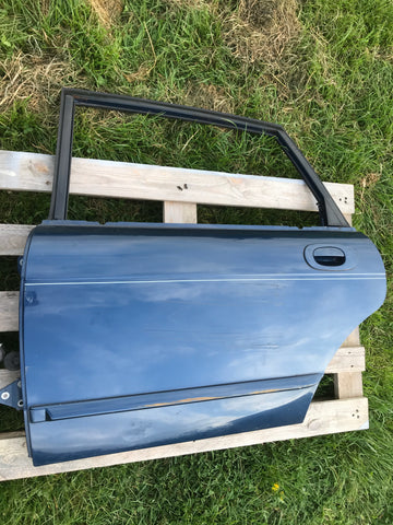Jaguar X300 stripped Door shell NSR left Rear  94-97 X300, SWB.  Sapphire Blue/ JGE