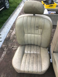 Jaguar Series 3 III Leather Front Seats Doeskin AEE