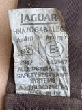 Jaguar X300 rear seat belt set of 3. Warm Charcoal/ Black LEG trim code