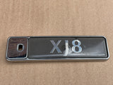 Jaguar X308 XJ8 Trunk Boot Lid Badge- Silver with Grey back ground HND5994AA. See the description for the exact condition details.